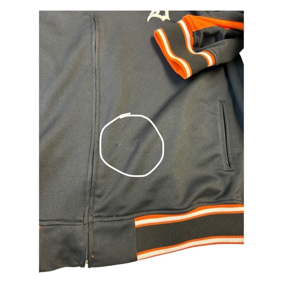 STITCHES Detroit Tigers Jacket Men’s 2XL | Black & Orange| Varsity Vibes - Picture 11 of 11